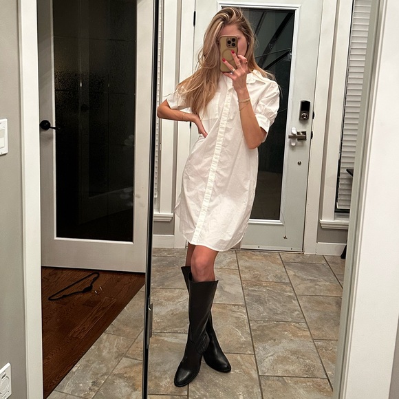 White Shirt Dress - Picture 2 of 7